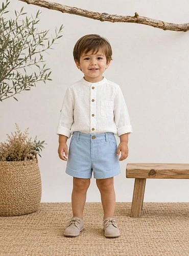 Conjunto de ceremonia para niño en dos colores. Colección Abril