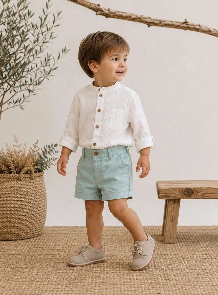 Conjunto de ceremonia para niño en dos colores. Colección Abril