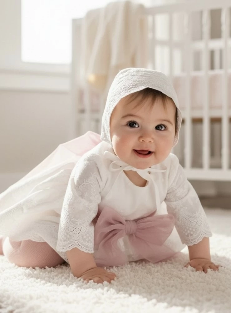 Conjunto de guipur con tres piezas Colección Dalia