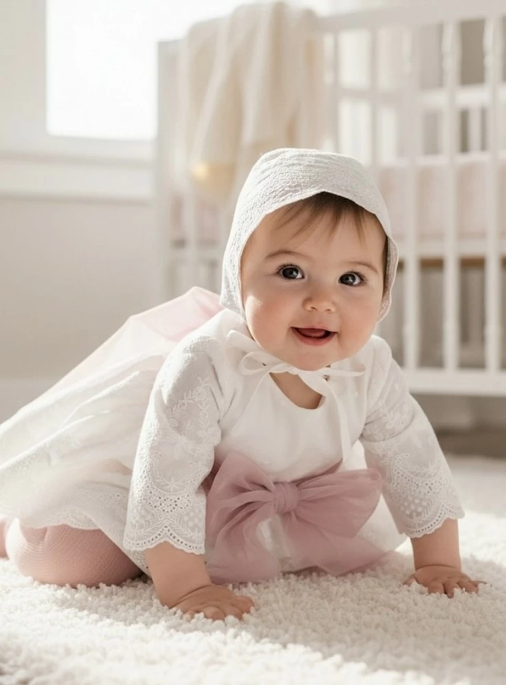 Conjunto de guipur con tres piezas Colección Dalia