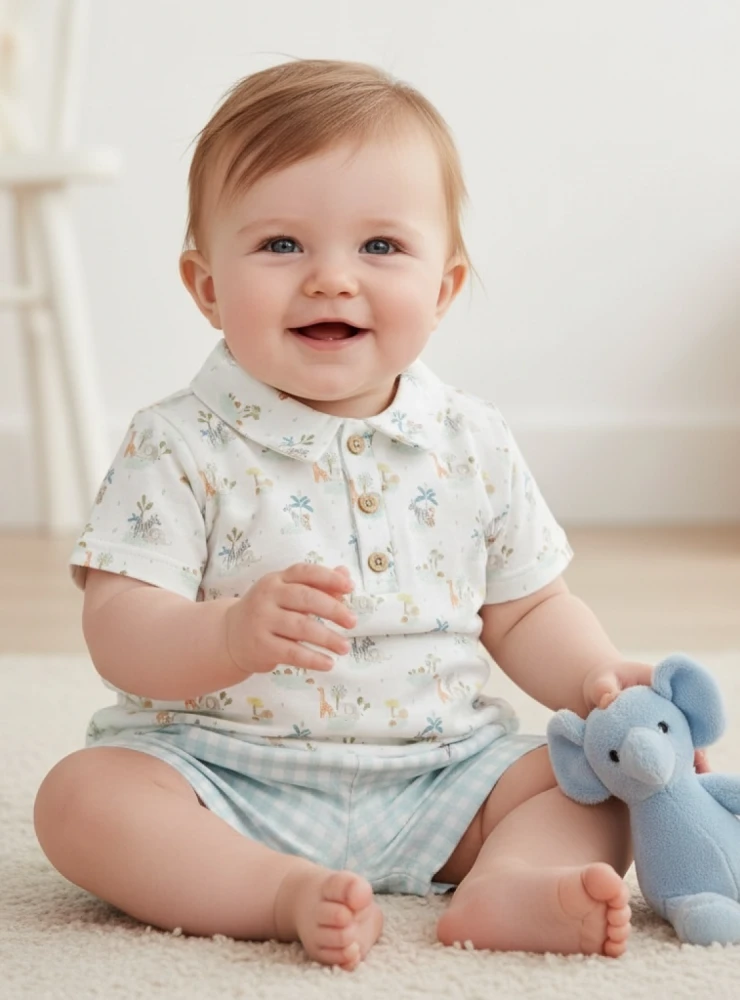 Conjunto de manga corta para niño colección Aventura.