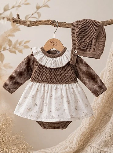 Conjunto de tres piezas para niña colección Orejotas