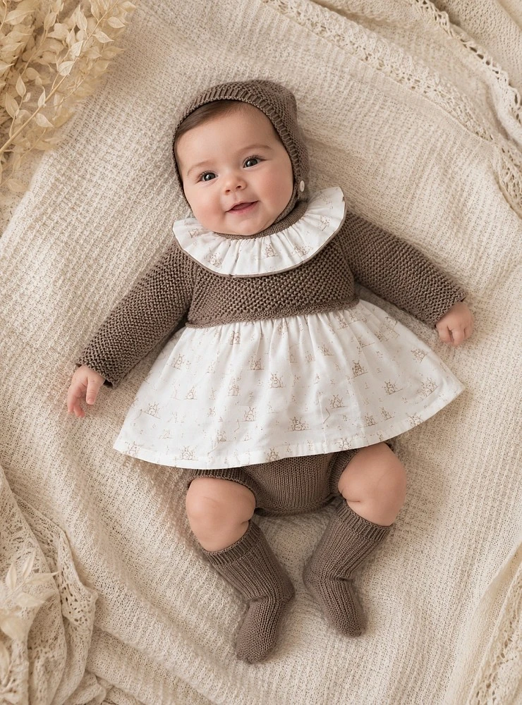Conjunto de tres piezas para niña colección Orejotas