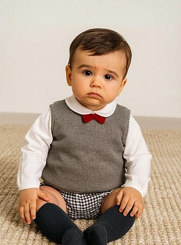 Conjunto de tres piezas para niño colección Oxford