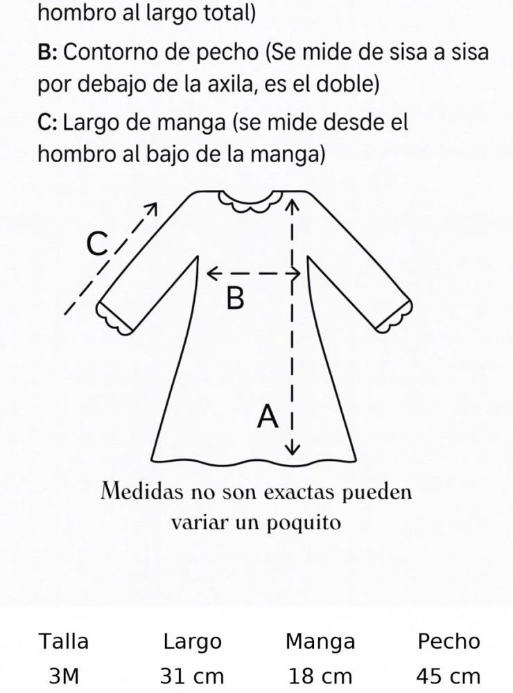 Conjunto de vestido, capota y braguita de bautizo para bebé