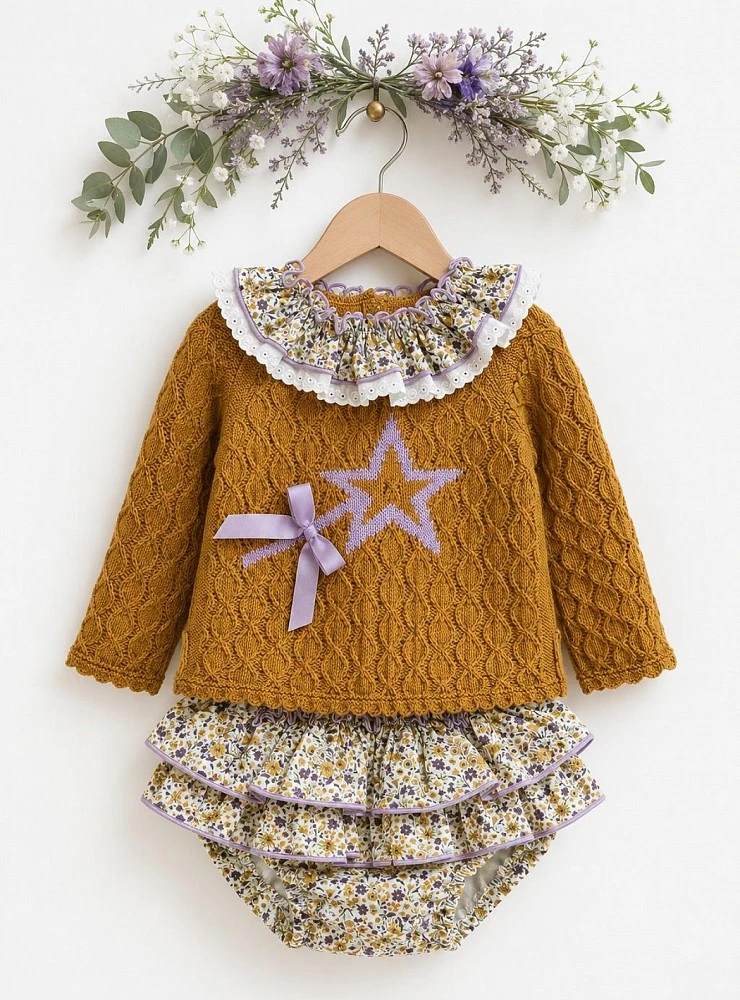 Conjunto jersey y braga falda Colección Brote de Lolittos