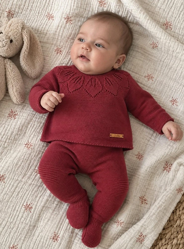 Conjunto jersey y polaina bebé Colección Granada