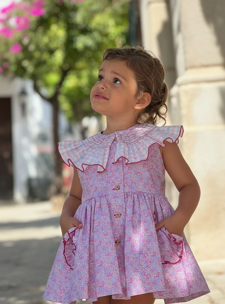 Conjunto Jesusito con braga colección petunias