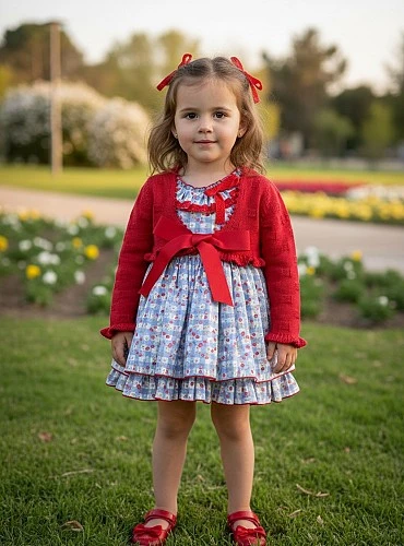 Conjunto Jesusito con braga y chaqueta colección Cherry