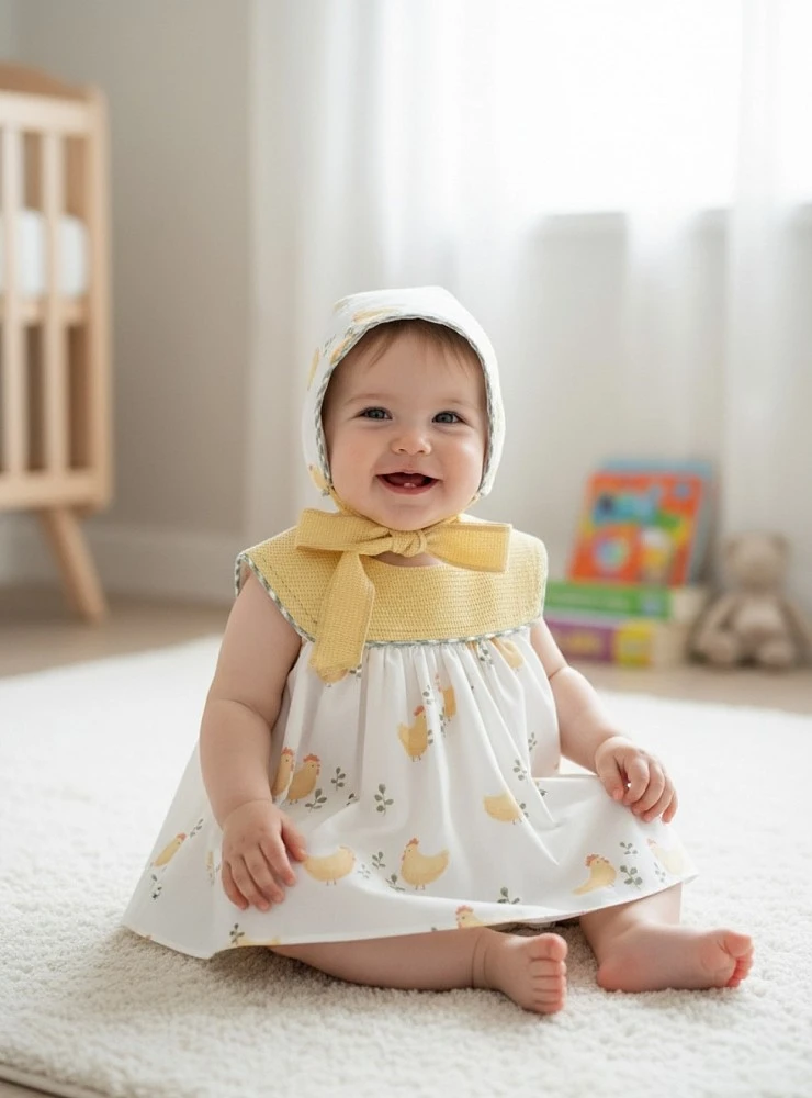 Conjunto Jesusito con capota y braga colección Anfora