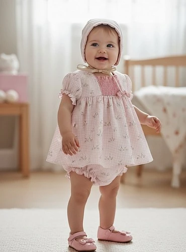 Conjunto Jesusito con capota y braga colección Arcilla