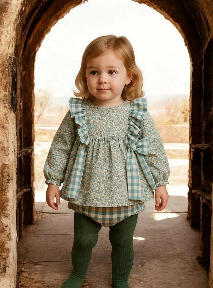 Conjunto jesusito y braga by copo colección enredadera