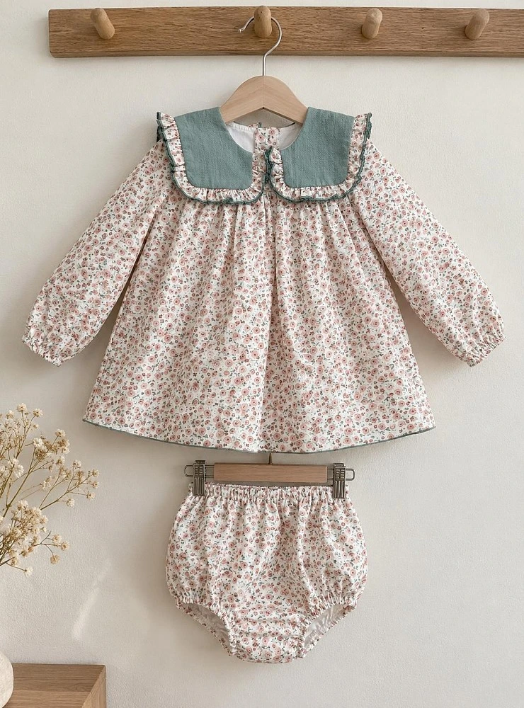 Conjunto Jesusito y Braga Colección Peonia La Peppa