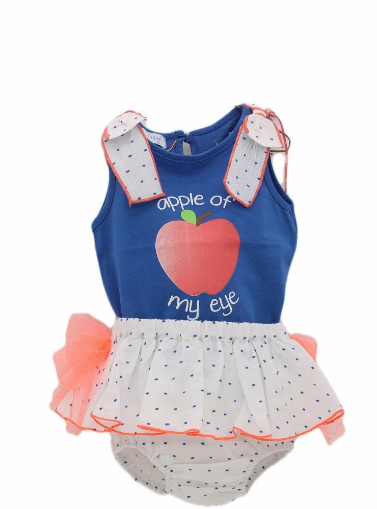 Conjunto Manzana de Foque para niña.