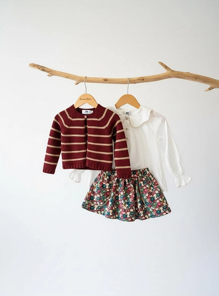 Conjunto niña 3 piezas colección Amsterdam de La Martinica