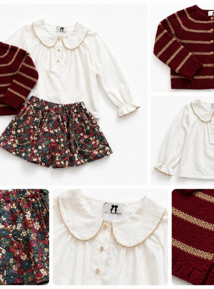 Conjunto niña 3 piezas colección Amsterdam de La Martinica