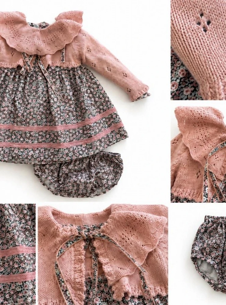 Conjunto niña 3 piezas colección La Tata – La Martinica