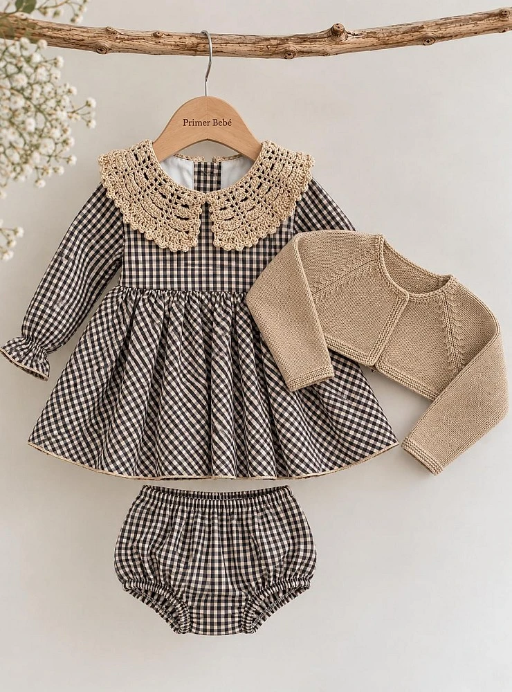 Conjunto niña 3 piezas Colección Nancy La Martinica