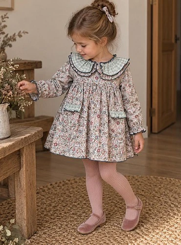 Conjunto niña Jesusito y Braga Colección Rosy La Peppa