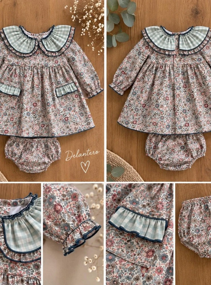 Conjunto niña Jesusito y Braga Colección Rosy La Peppa