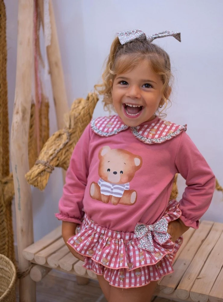 Conjunto niña sudadera y braguita Osos – Pío Pío