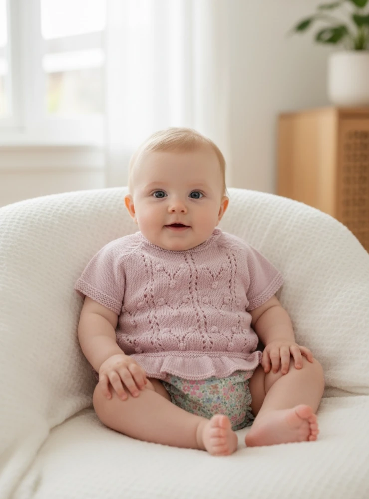 Conjunto niña suéter y braguita Colección Anna