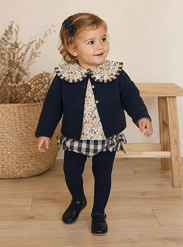 Conjunto Niña tres piezas. Colección Camelia