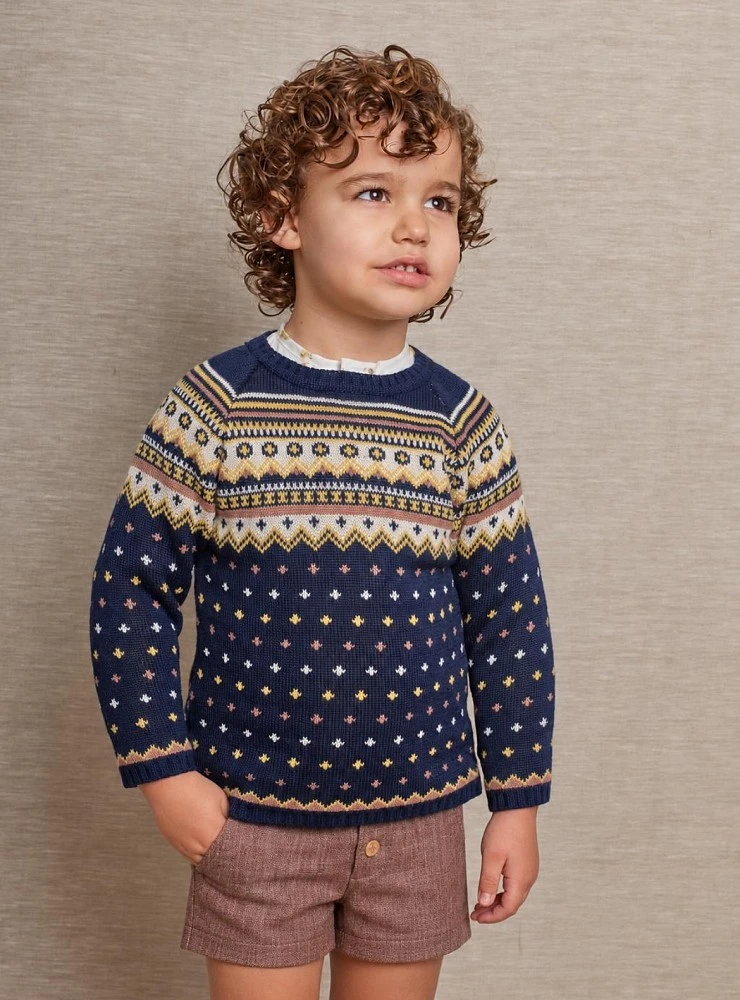 Conjunto niño 3 piezas Colección Castaña La Martinica
