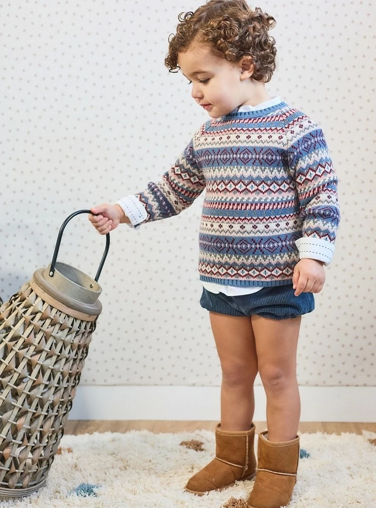 Conjunto niño tres pieza Mi petit Mon de La Martinica