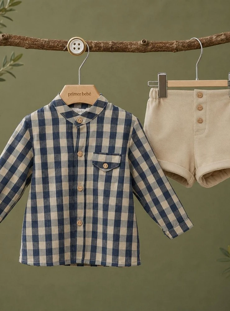Conjunto Niño tres Piezas  Colección Camelia