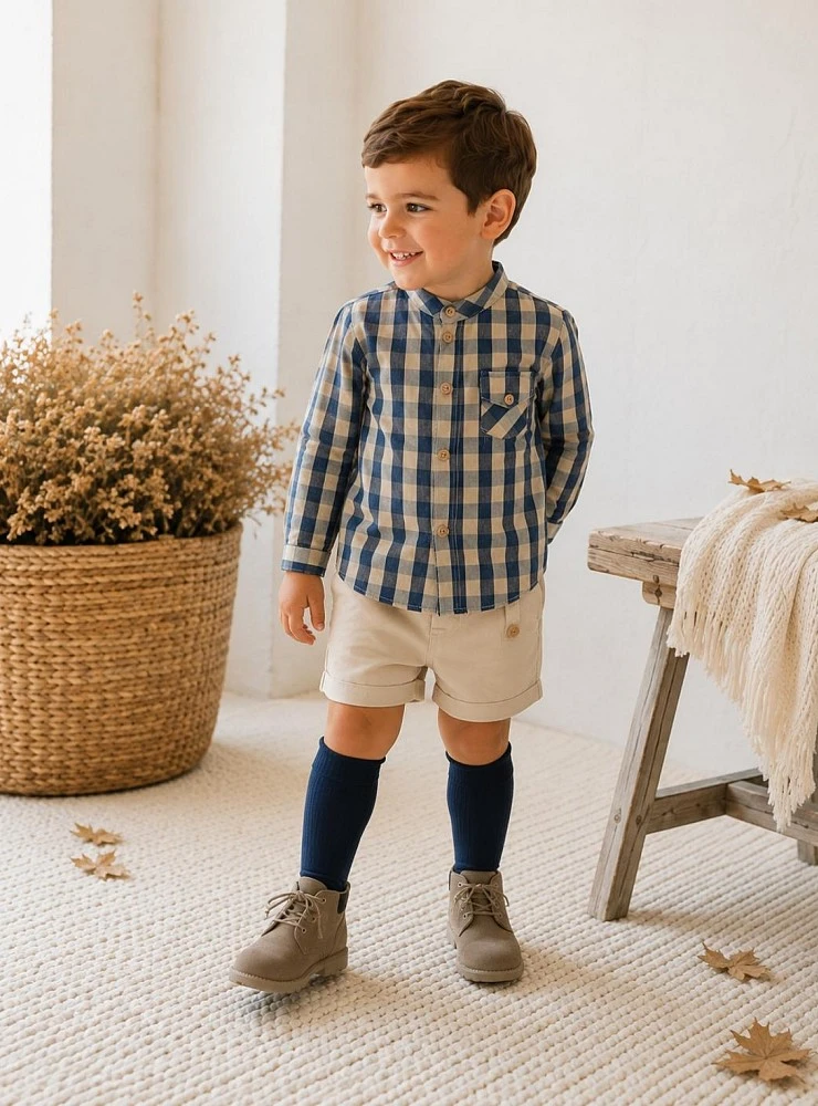 Conjunto Niño tres Piezas  Colección Camelia