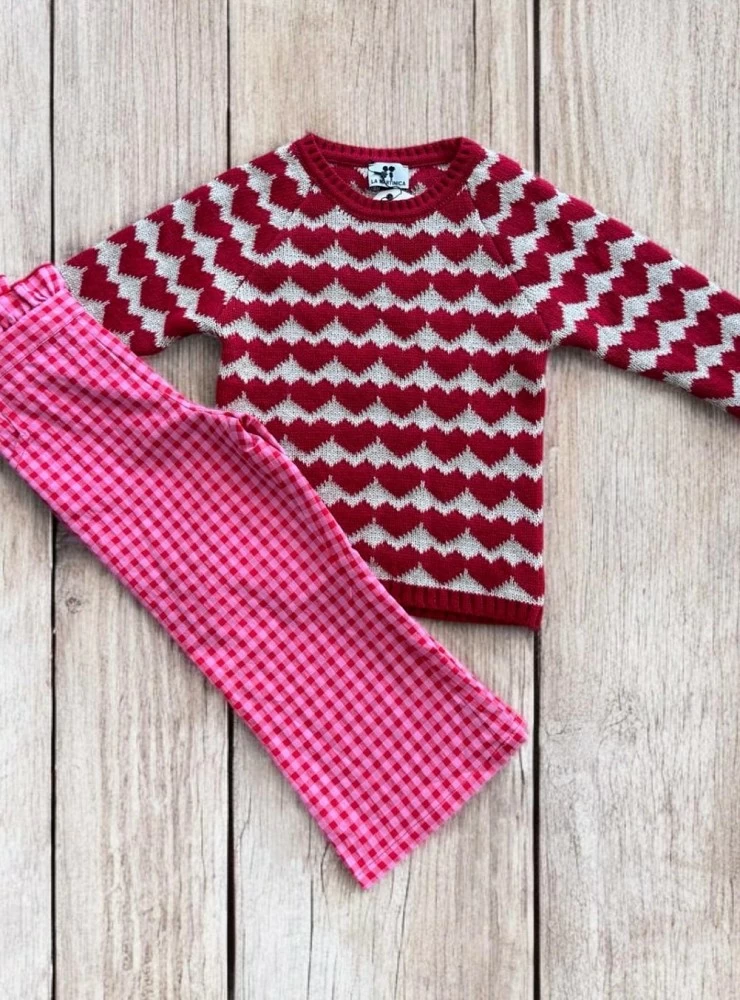Conjunto pantalón y jersey Pink Red de La Martinica