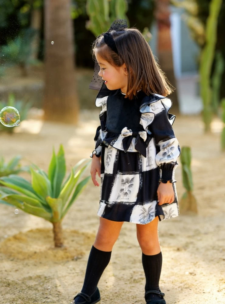 Conjunto para niña Black Nature de José Varón