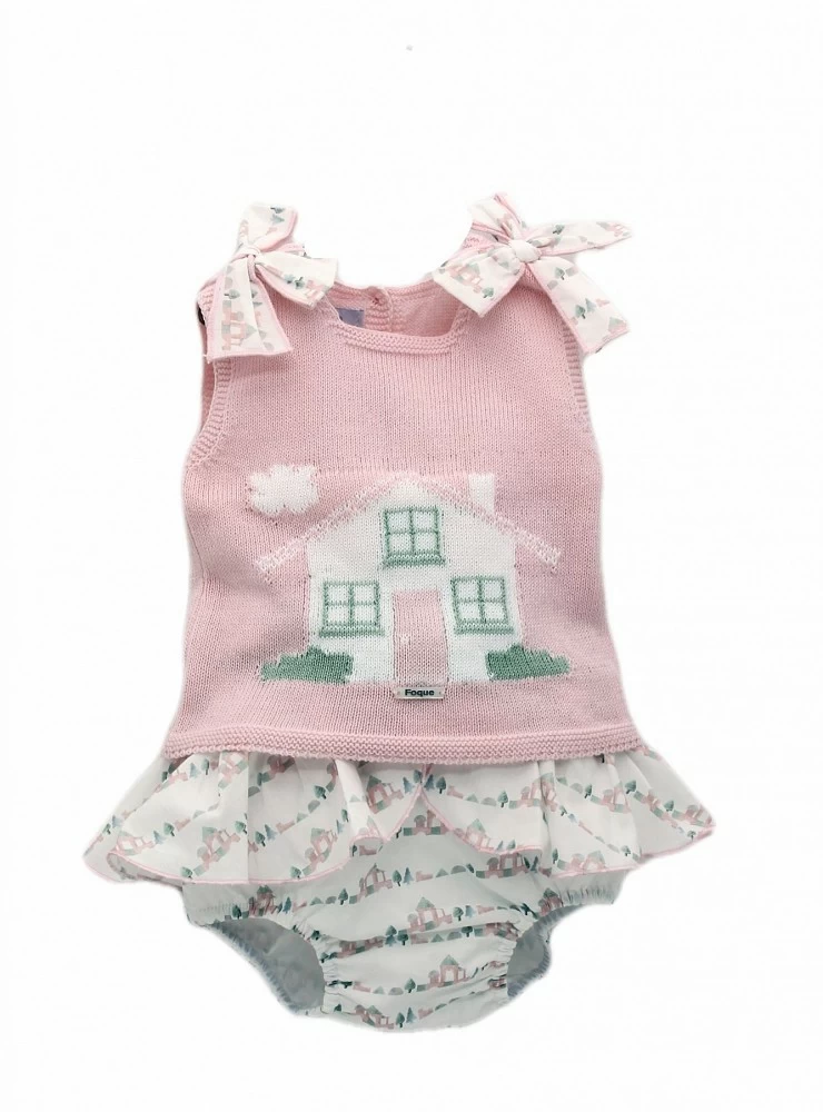 Conjunto para niña colección Casitas de Foque
