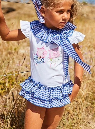 Conjunto para niña colección Pigs de La Martinica