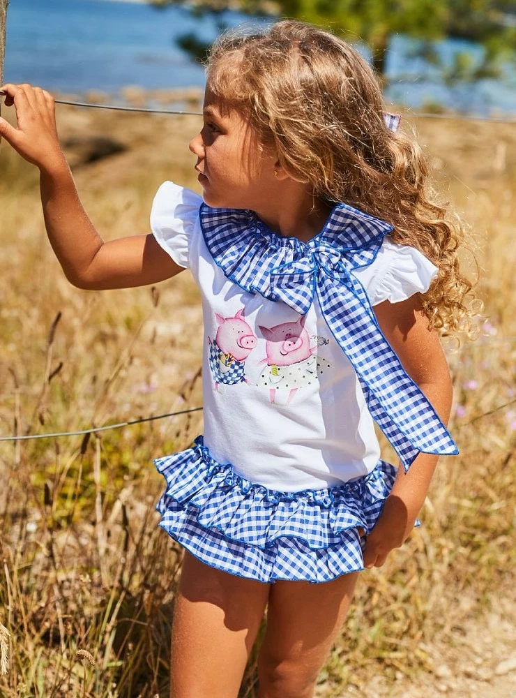 Conjunto para niña colección Pigs de La Martinica