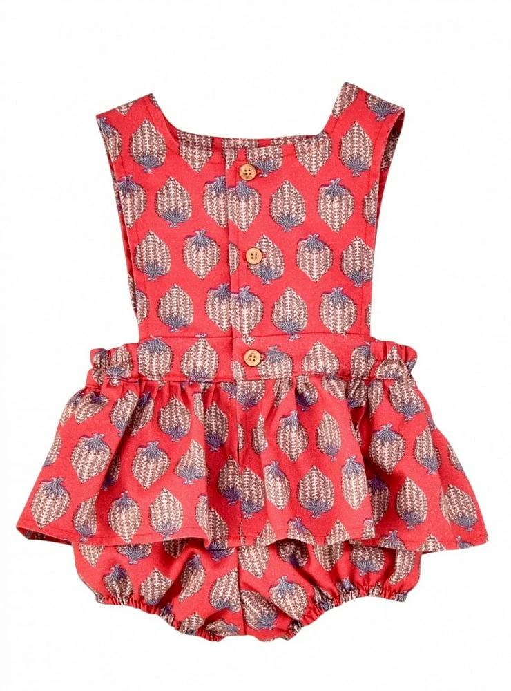 Conjunto para niña colección Piñas de cocote.