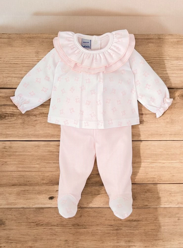 Conjunto para niña de algodón colección Aire