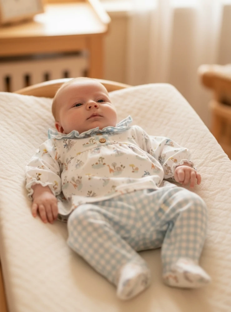 Conjunto para niña de algodón colección Aventura