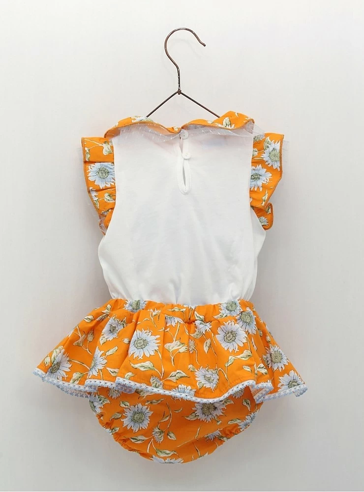 Blusas de girasoles para niñas 2025