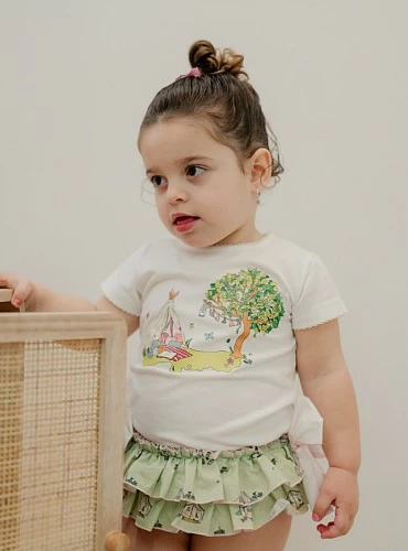 Conjunto para niña de Pio pio colección Camping