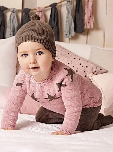 Conjunto para niña de tres piezas Colección Estrellas