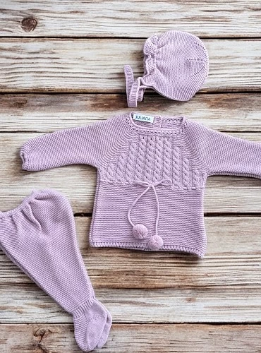 Conjunto para niña de tres piezas Colección Poesía