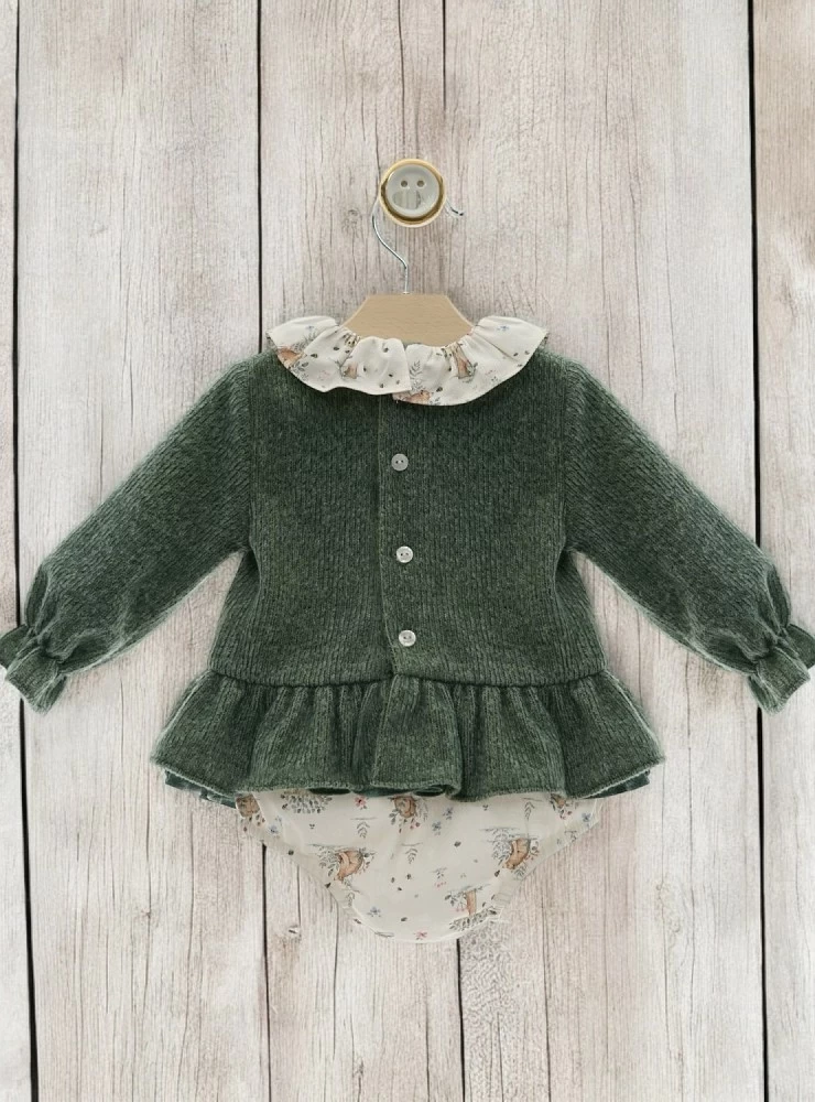 Conjunto para niña dos piezas colección Angora