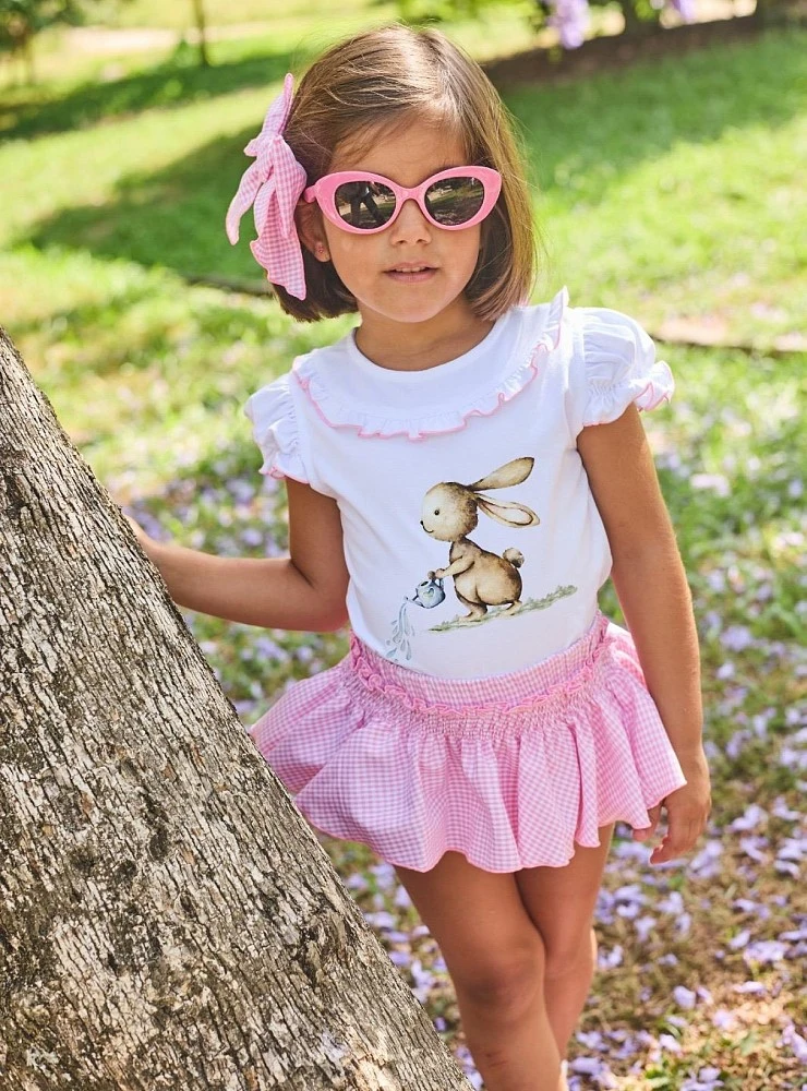 Conjunto para niña dos piezas. Colección Rabbits
