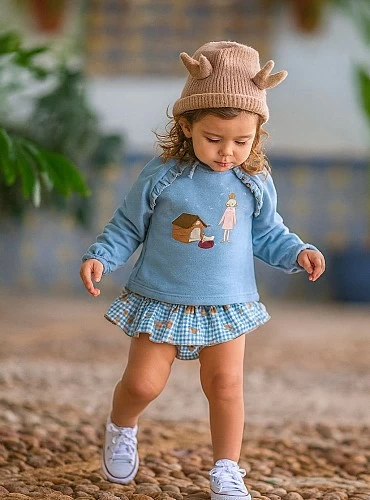 Conjunto para niña dulce paseo de Pio Pio