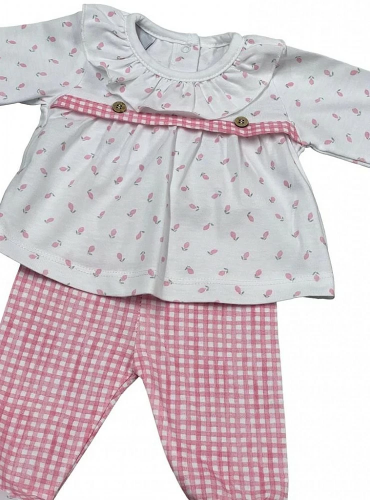 Conjunto para niña en color rosa colección Lemons