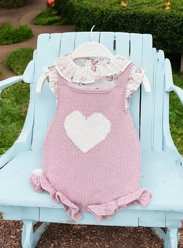 Conjunto para niña ranita y blusa colección Dennise