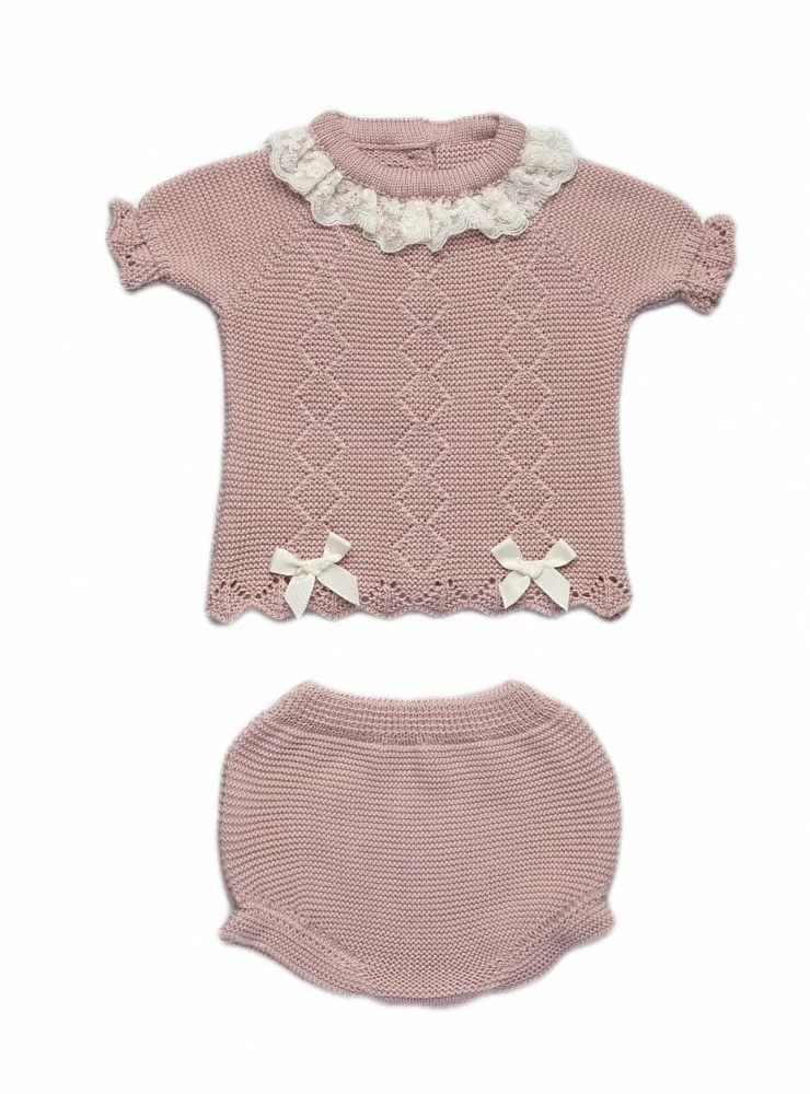 Conjunto para niña rosa maquillaje. Dos piezas