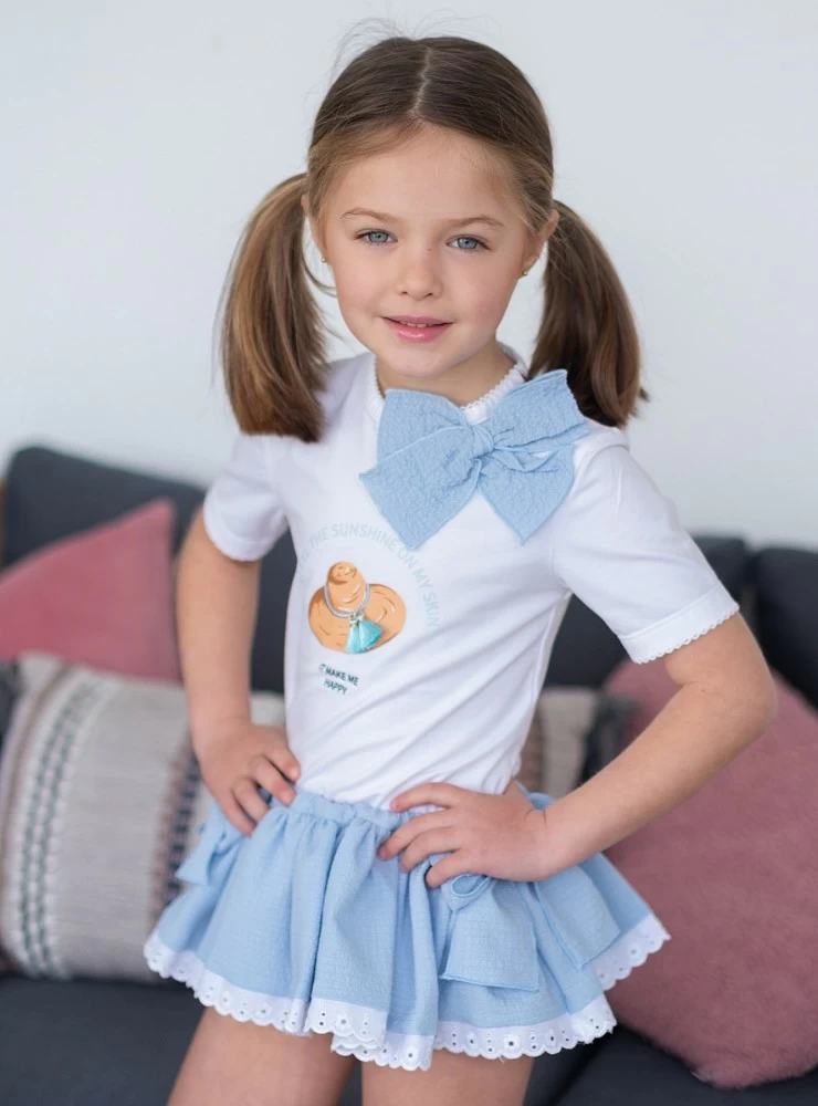 Conjunto para niña sombrero de Mon Petit Bonbon